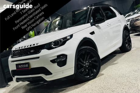 White 2017 Land Rover Discovery Sport Wagon Td4 180 Hse Luxury 5 Seat