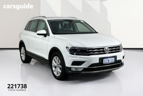 White 2017 Volkswagen Tiguan Wagon 162 Tsi Highline