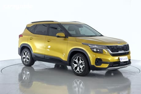 Yellow 2020 Kia Seltos Wagon Sport+ (Fwd)