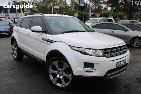 White 2015 Land Rover Range Rover Evoque Wagon Td4 Pure