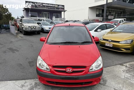 Red 2008 Hyundai Getz Hatchback Sx