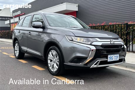 Silver 2019 Mitsubishi Outlander Wagon Es 7 Seat (Awd)