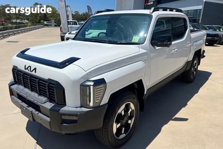 White 2025 Kia Tasman Double Cab Pick Up X-Line (4X4) (0.9T) Bdy Fender