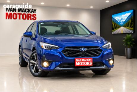 Blue 2024 Subaru Impreza Hatchback 2.0L (Awd)