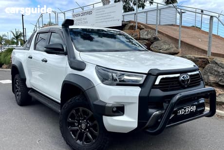 White 2022 Toyota Hilux Double Cab Pick Up Rogue (4X4)