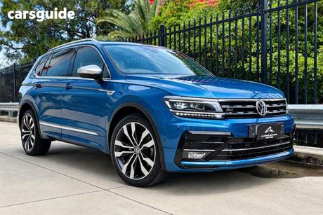 Blue 2019 Volkswagen Tiguan Wagon Allspace 162 Tsi Highline