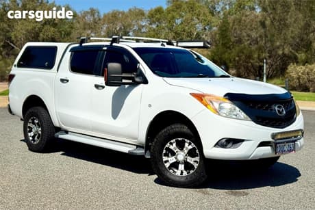 White 2011 Mazda BT-50 Dual Cab Utility Xt (4X2)