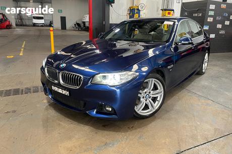 Blue 2016 BMW 520D Sedan M Sport