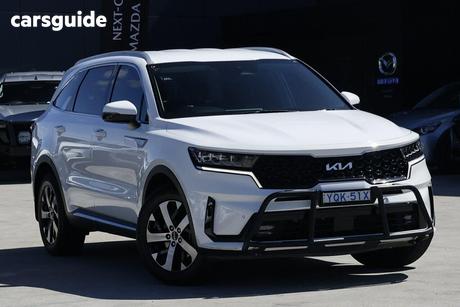 White 2022 Kia Sorento Wagon Sport 7 Seat