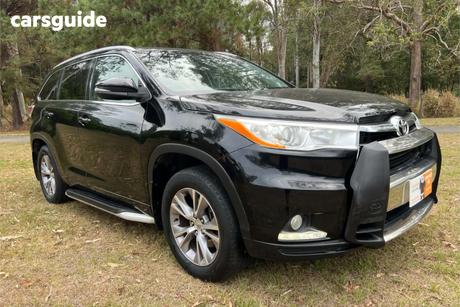 Black 2014 Toyota Kluger Wagon Gxl (4X4)