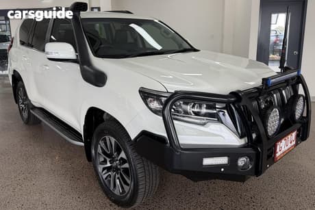 White 2023 Toyota Landcruiser Prado Wagon Vx