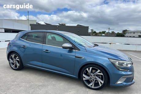 Blue 2018 Renault Megane Hatchback Gt 205