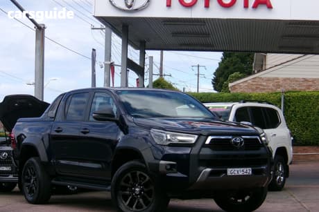 Blue 2024 Toyota Hilux Double Cab Pick Up Rogue 48V (4X4)