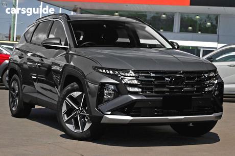 Grey 2026 Hyundai Tucson Wagon Elite Hybrid (Fwd)