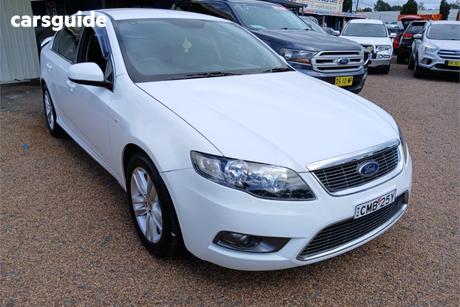 White 2010 Ford Falcon Sedan G6 (Lpg) Limited Edition