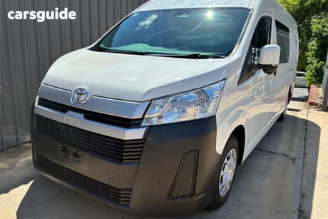 White 2019 Toyota HiAce Van Slwb