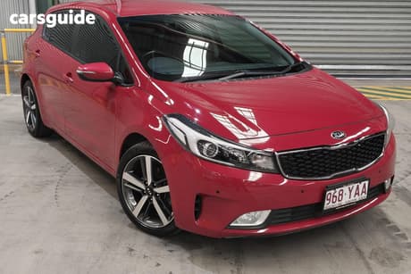 Red 2017 Kia Cerato Hatchback Sport