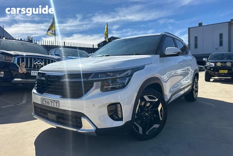 White 2023 Kia Seltos Wagon Gt-Line (Awd) (Two-Tone)