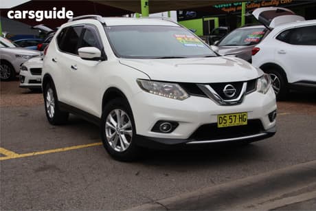 White 2016 Nissan X-Trail Wagon St-L N-Sport Se Black (4X4)