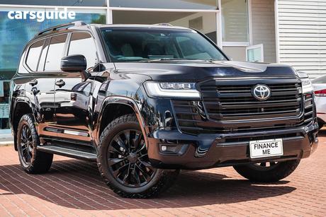 Black 2022 Toyota Landcruiser Wagon Lc300 Sahara Zx (4X4)