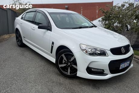 White 2016 Holden Commodore Sedan Sv6 Black Pack