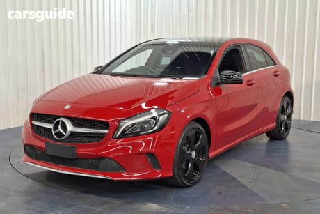 Red 2017 Mercedes-Benz A200 Hatchback