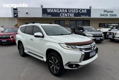 White 2016 Mitsubishi Pajero Sport Wagon Gls (4X4) 7 Seat