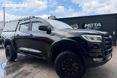 Black 2023 GWM UTE Dual Cab Utility Cannon Vanta (4X4)