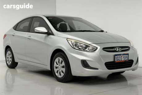 Silver 2016 Hyundai Accent Sedan Active