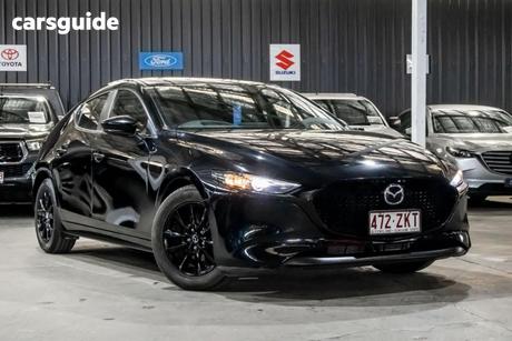 Black 2019 Mazda 3 Hatchback G20 Pure