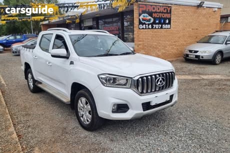 White 2018 LDV T60 Double Cab Utility Pro (4X4)