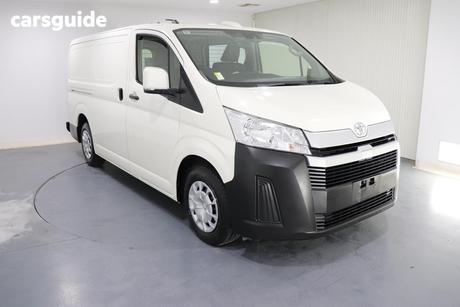 White 2021 Toyota HiAce Van Lwb