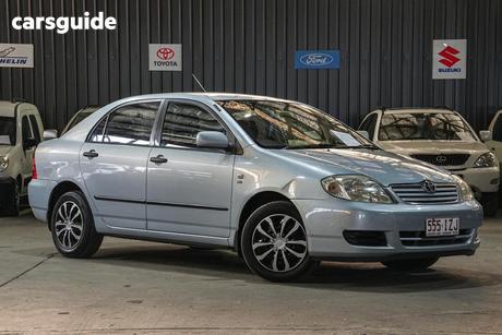Blue 2005 Toyota Corolla Sedan Ascent