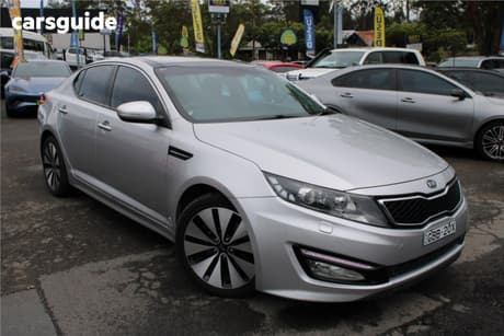 Silver 2012 Kia Optima Sedan Platinum