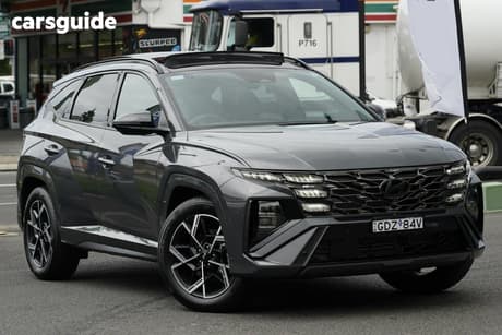 Grey 2026 Hyundai Tucson Wagon Premium N Line Hybrid (Awd)