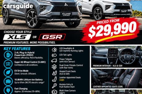 Blue 2023 Mitsubishi Eclipse Cross Wagon Gsr Phev (Awd)