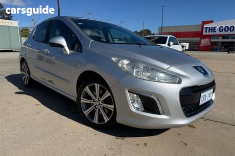 Silver 2013 Peugeot 308 Hatchback Active Turbo
