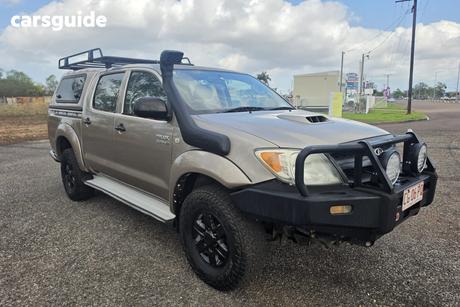 Brown 2005 Toyota Hilux Dual Cab Pick-up Sr (4X4)