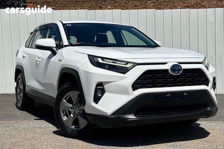 White 2022 Toyota RAV4 Wagon Gx (Awd) Hybrid