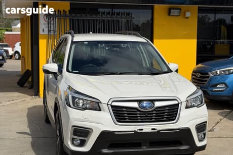 White 2019 Subaru Forester SUV 2.5I PREMIUM (AWD) MY20