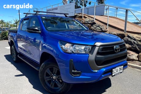 Blue 2023 Toyota Hilux Double Cab Pick Up Sr (4X4)