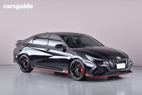 Black 2023 Hyundai I30 Sedan N Premium With Sunroof
