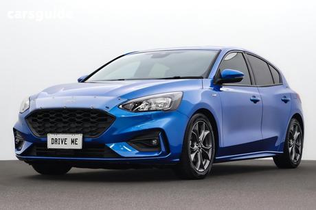 Blue 2018 Ford Focus Hatchback St-Line