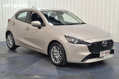 Beige 2024 Mazda 2 Hatchback G15 Evolve