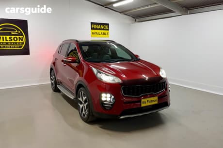 Red 2017 Kia Sportage Wagon Gt-Line (Awd)