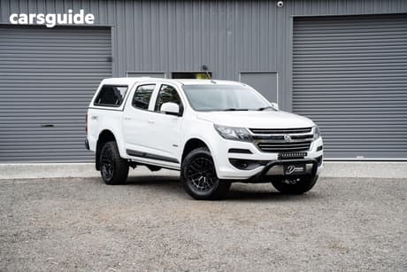 White 2018 Holden Colorado Crew Cab Pickup Ls (4X4)