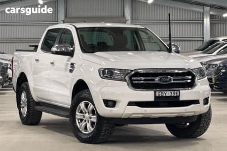 White 2020 Ford Ranger Double Cab Pick Up Xlt 2.0 (4X4)