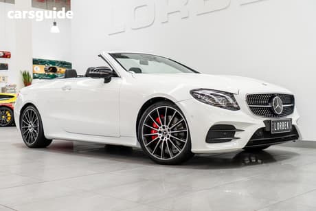 White 2019 Mercedes-Benz E300 Convertible A238