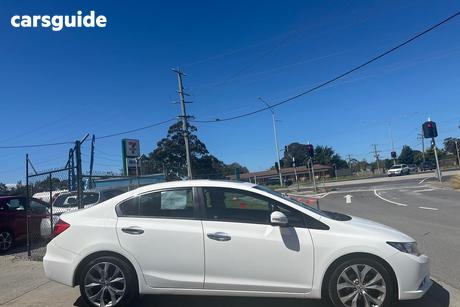 White 2012 Honda Civic Sedan Sport