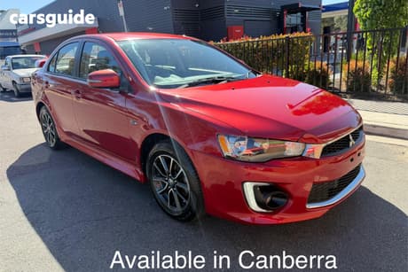 Red 2016 Mitsubishi Lancer Sedan Es Sport